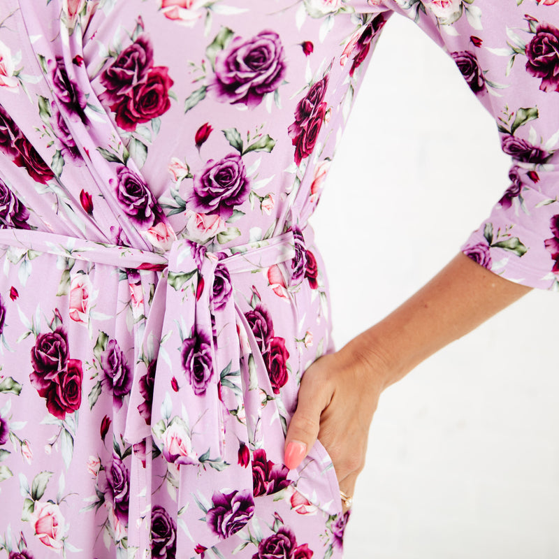 Coming Up Roses Women's Robe