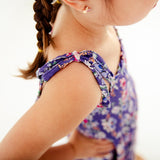 Flower Child Smocked Maxi Dress - Ultra Violet