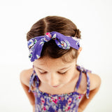 Flower Child Topknot Headband - Ultra Violet
