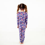 Flower Child Two Piece Pajamas Set - Ultra Violet