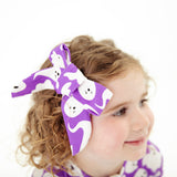 Paranormal Naptivity Pigtail Bow Clip Set - Phantom Purple - DROPPING JULY 22ND