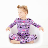 A Drop Of Magic Two Piece Pajamas Set - Purple