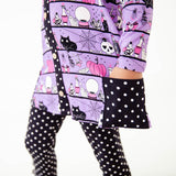 A Drop Of Magic Pocket Tunic and Rouched Pants Set - Purple