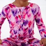 Color Me Cupid Ruffle Convertible Footie