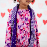 Color Me Cupid Ruffle Reversible Blanket