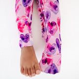 Color Me Cupid Ruffle Convertible Footie