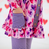 Color Me Cupid Ruffle Tunic and Pants Set