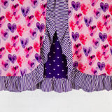 Color Me Cupid Ruffle Reversible Blanket