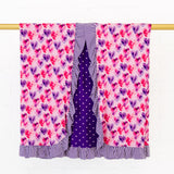 Color Me Cupid Ruffle Reversible Blanket