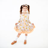 Garden Gingham Long Sleeve Whimsy Dress and Shorts