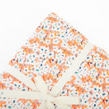 Orange You Cute Quilted Adult Bamboo Blanket - Two Layer