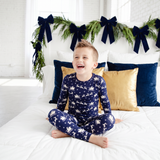 Sleigh All Day Two Piece Pajama Set - Starlit Navy