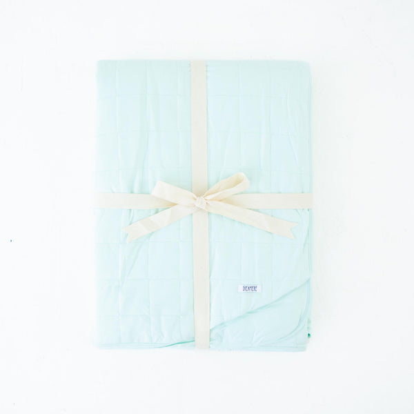 Seaside Quilted Adult Bamboo Blanket - Two Layer