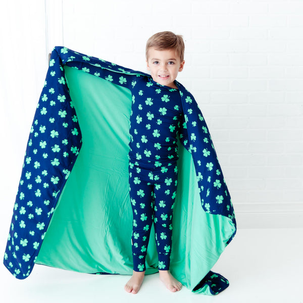 Dublin My Luck Quilted Children's Bamboo Blanket