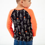 Long Sleeve Raglan Shirt Set: Halloween Duo