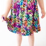 Prism Pop Little Bow Bodysuit Twirler Dress