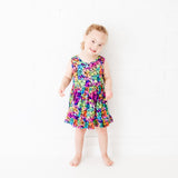Prism Pop Little Bow Bodysuit Twirler Dress
