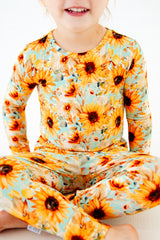 Sunny Side Up Two Piece Pajamas Set