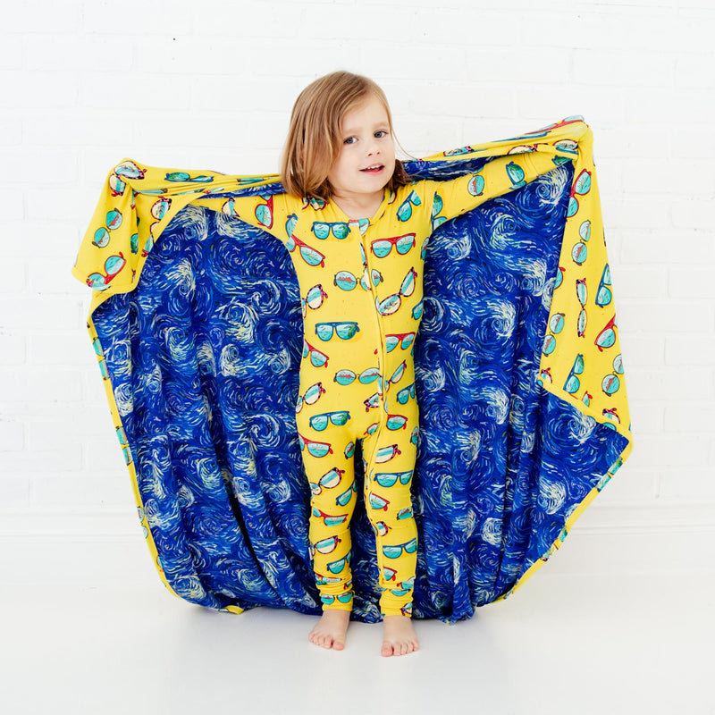 Shades Of Summer Reversible Blanket