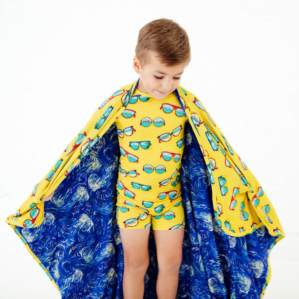 Shades Of Summer Reversible Blanket