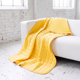 Sunny Daze Quilted Adult Bamboo Blanket - Three Layer EXTRA FILL