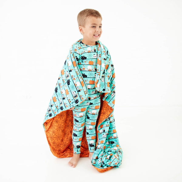 A Drop Of Magic Quilted Children's Bamboo Blanket - Teal