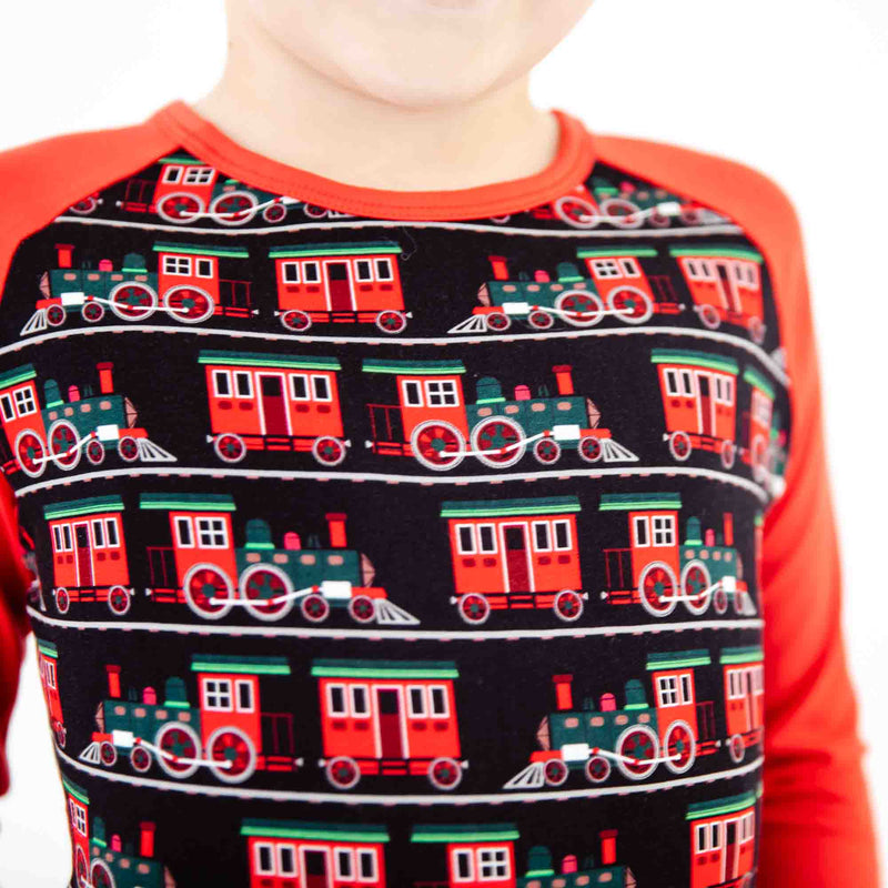 Long Sleeve Raglan Shirt Set: Holiday Cookies Duo