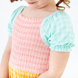 Triple Dip Smocked Dress