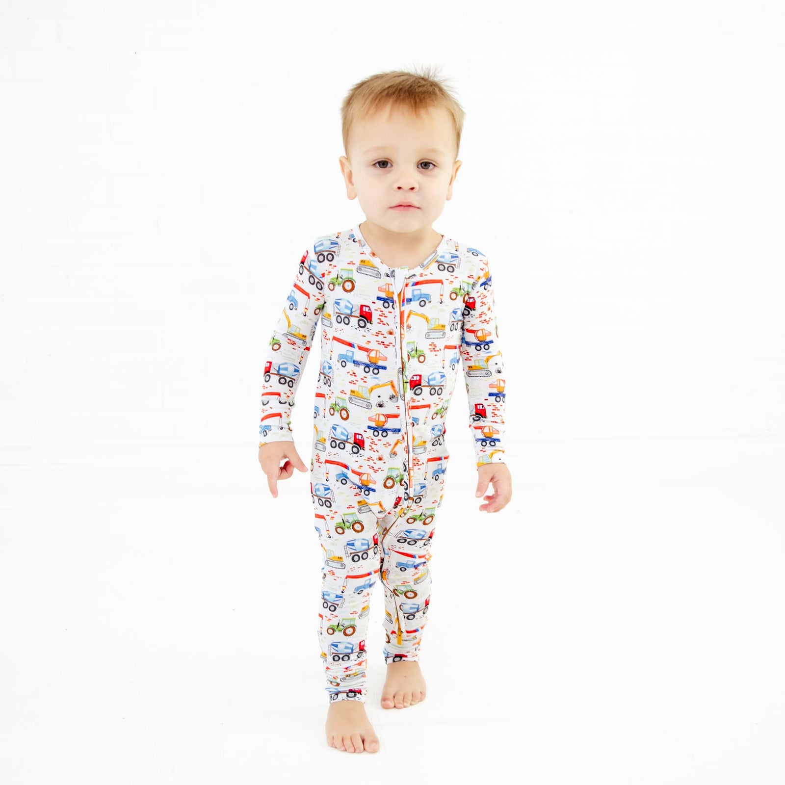 Diggin' Bedtime Bamboo Baby Convertible Footed Pajamas | Dreamiere