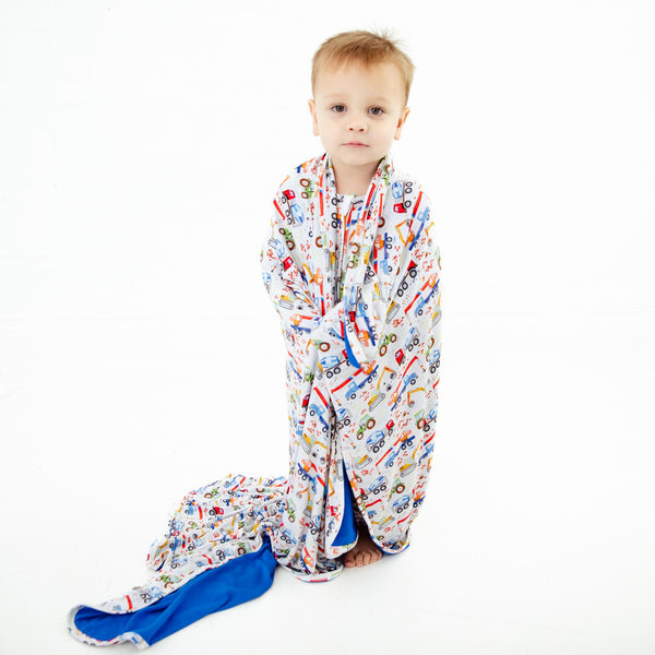 Diggin' Bedtime Reversible Blanket