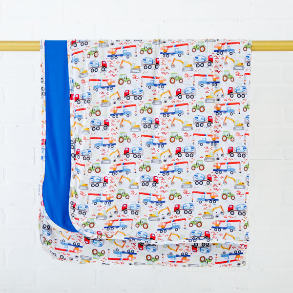 Diggin' Bedtime Reversible Blanket