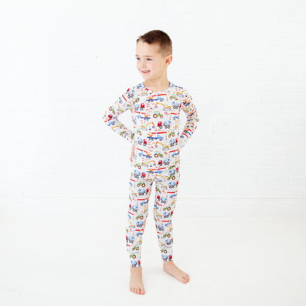 Diggin' Bedtime Two Piece Pajamas Set