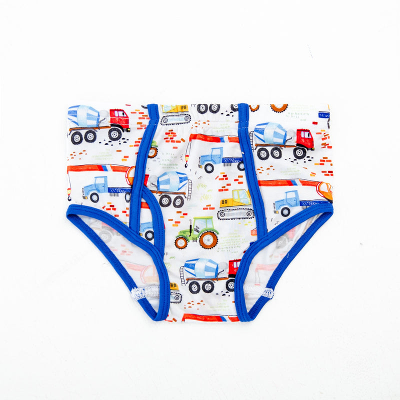 3 Pack Boy's Brief Underwear - Spring Trio