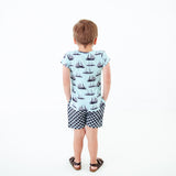 Seas The Day Basic Tee And Short Set