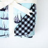 Seas The Day Quilted Children's Bamboo Blanket