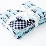 Seas The Day Quilted Children's Bamboo Blanket
