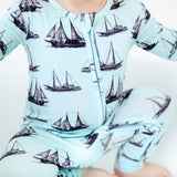 Seas The Day Convertible Footie