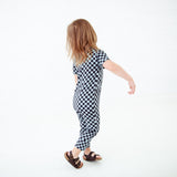 Seas The Day Gingham Short Sleeve Romper
