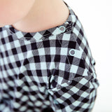 Seas The Day Gingham Short Sleeve Romper