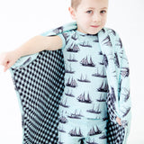 Seas The Day Short Sleeve And Shorts Two Piece Pajamas Set