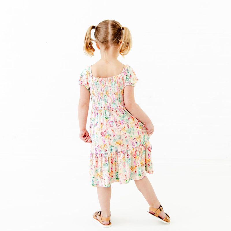 Tiny Artisan Smocked Dress