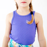 High Tie-Dye Tank Top And Butterfly Short Set