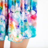 High Tie-Dye Tank Top And Butterfly Short Set