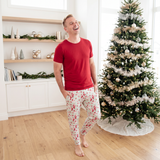 We Believe Men's Short Sleeve and Joggers Loungewear - Wintergreen