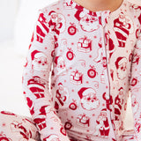 We Believe Convertible Footie - Frosty Pink
