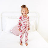 We Believe Convertible Footie - Frosty Pink