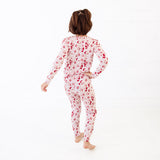 We Believe Two Piece Pajamas Set - Frosty Pink