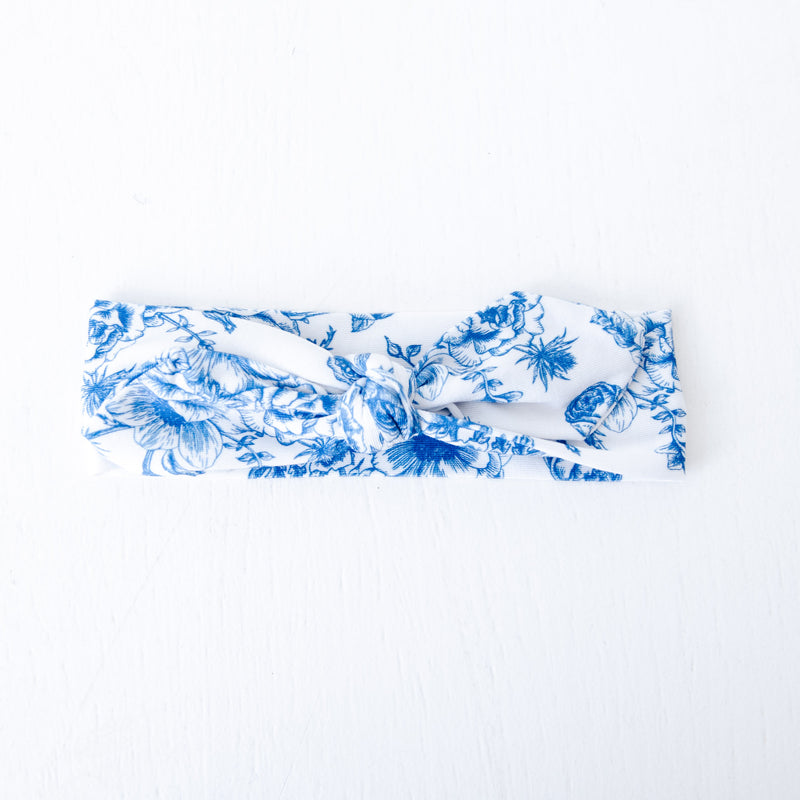 Something Blue Topknot Headband