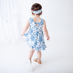 Something Blue Little Bow Bodysuit Twirler