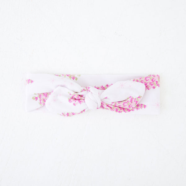 All Spruced Up Topknot Headband - Pink